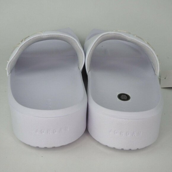 Nike Jordan NOLA Slide Women's Sandals Slippers Slides White - Picture 4 of 11